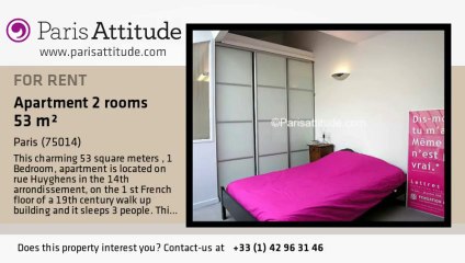 1 Bedroom Duplex for rent - Montparnasse, Paris - Ref. 7188