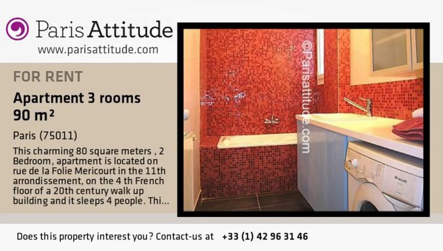 2 Bedroom Apartment for rent - Parmentier, Paris - Ref. 6079