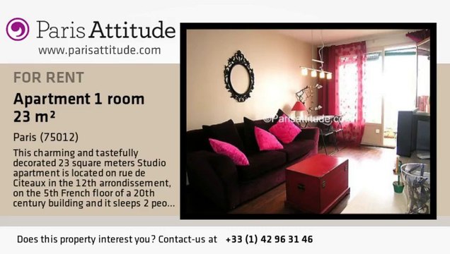 Studio Apartment for rent - Reuilly Diderot, Paris - Ref. 2654