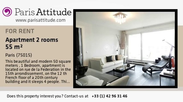 1 Bedroom Apartment for rent - Tour Eiffel, Paris - Ref. 8194