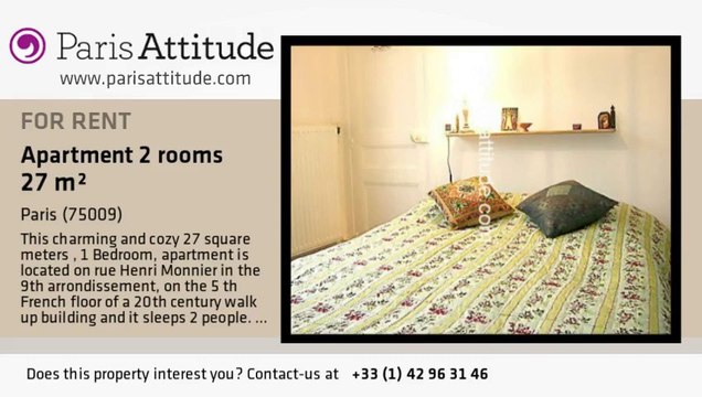 1 Bedroom Apartment for rent - Moulin Rouge/Pigalle, Paris - Ref. 5686