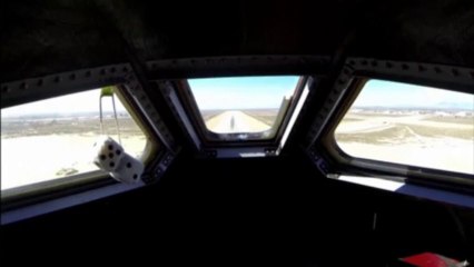 Space taxi makes its first test flight in California