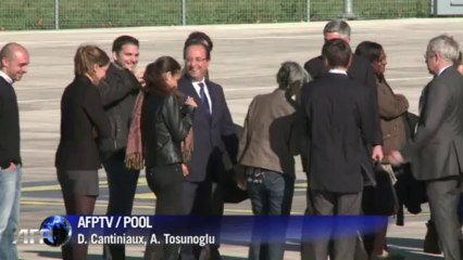 Libération des otages: "C'est une immense joie", dit Hollande.