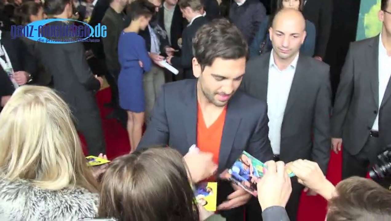 "fack ju göhte" premiere mit elyas m'barak & karoline herfurth in münchen