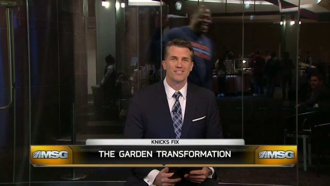 Patrick Ewing photobombe un journaliste