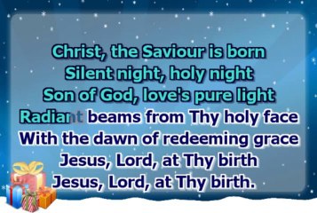 Christmas carol - Silent Night - slow - choirs version