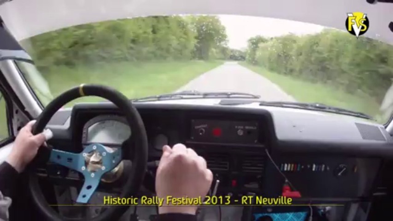 Historic Rally Festival 2013 on-board Jean-François Bouché opel corsa RT Neuville