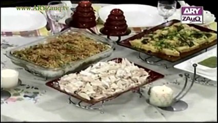Zauq Zindagi with Sara Riaz, Gujrati Dhokra, Hari Moong Daal ki Chat, Khatti Meethi Chutney & Sweet Diamonds, 25-10-13, Part 2 of 2