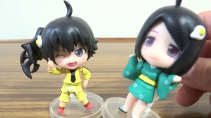 【前編】ガシャポン カプションどーる 全６種 偽物語 レビュー 阿良々木 火憐 & 月火 忍野忍 化物語