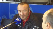 Lalou Roucayrol au départ de la Transat Jacques Vabre 2013