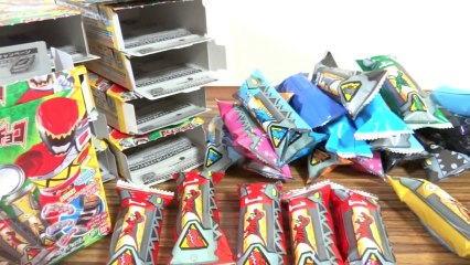 【前編】箱買い獣電池チョコを一気に開封！！レビュー ブレイブインチケット ガブティラマーク ブレイブインボックス