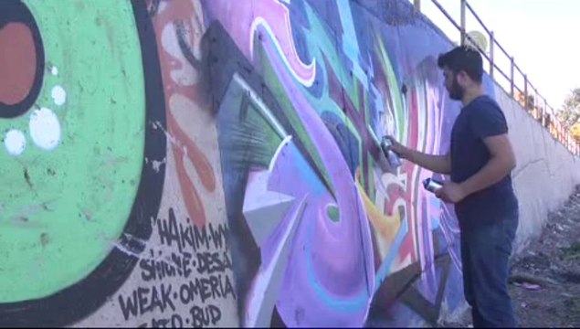 Oyundan etkilendi, graffiti santçısı oldu
