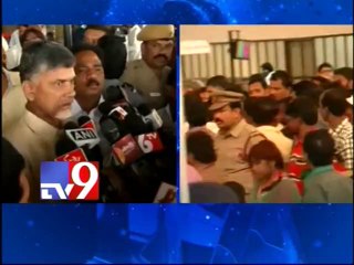 Chandrababu tours in flood affected areas