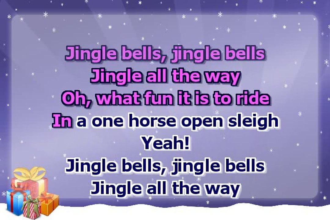 Christmas carol - Jingle bells - fast - melody