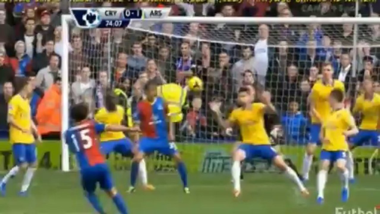 Świetna interwencja Wojciecha Szczęsnego Crystal Palace FC - Arsenal Londyn 0:2