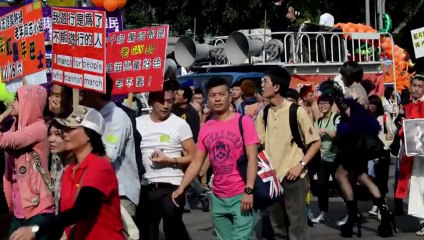 Taïwan: "Gay Pride" pour réclamer le mariage pour tous