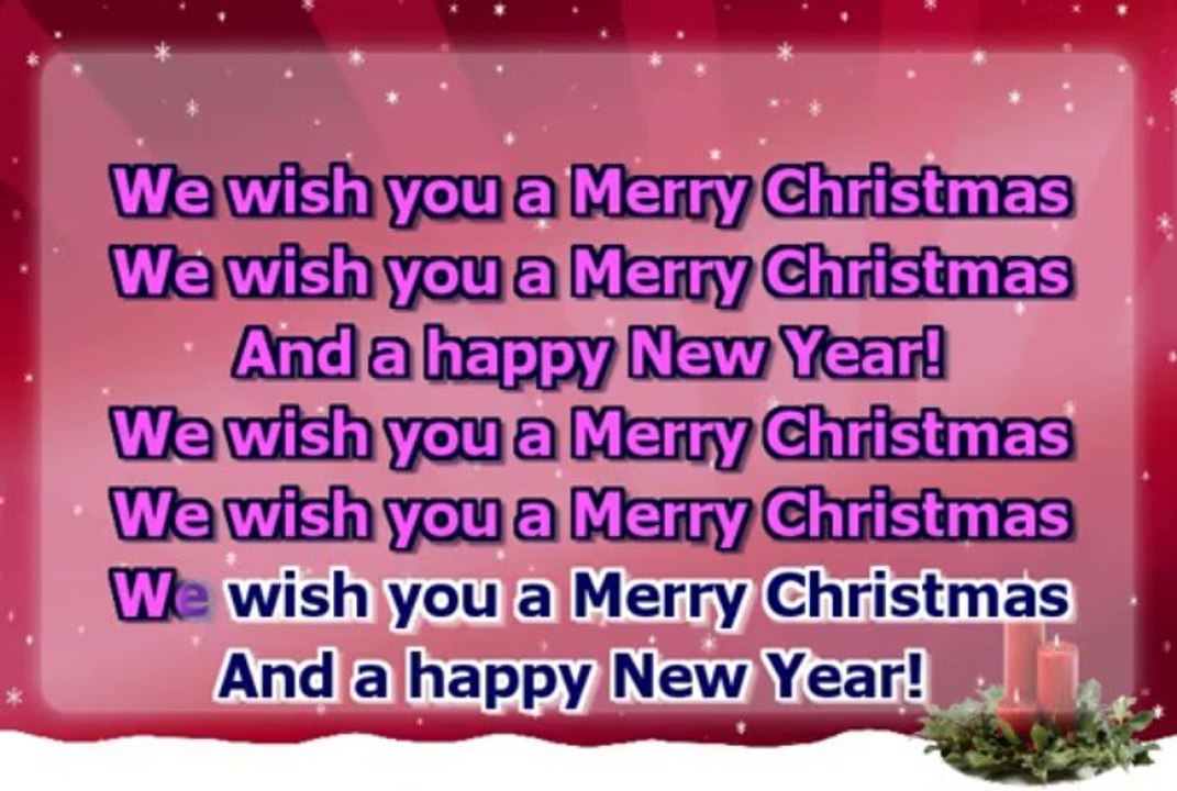 Christmas carol - We wish you a merry christmas - guitar version