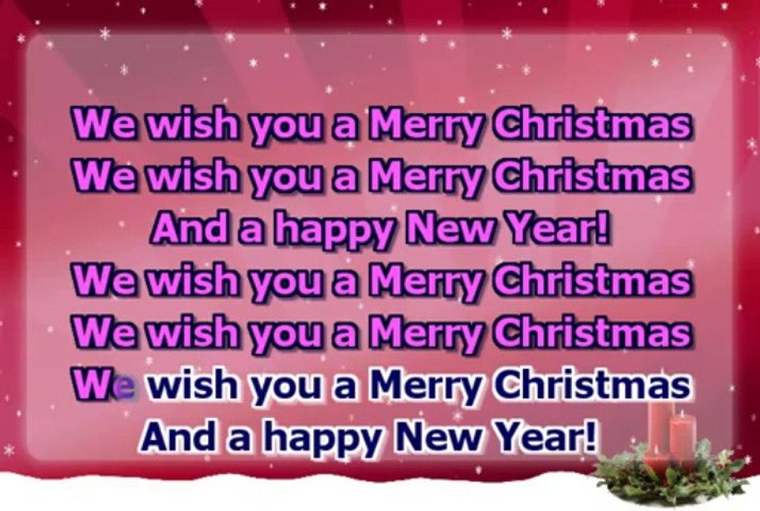 Christmas carol - We wish you a Merry Christmas - with a melody - for guitarists
