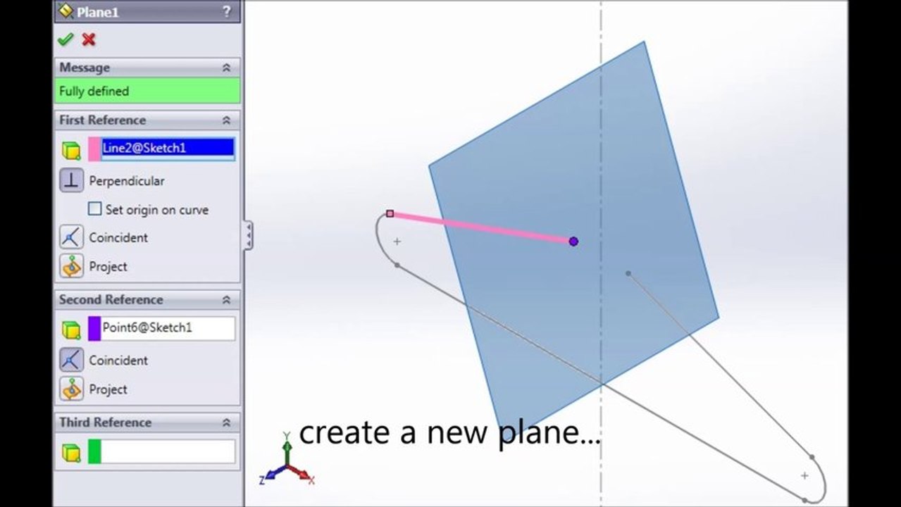 Tutorial: How to create a cloth hanger (using sweep) in SolidWorks 2013,, HD