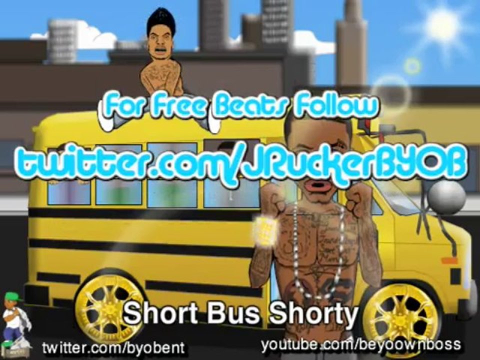 #ShawtBusShawty ( @BYOBent Gucci Mane Soulja Boy Waka Flocka Cartoon Short Bus Shorty)