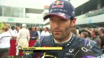 BBC F1: Mark Webber post qualifying interview (2013 Indian Grand Prix)