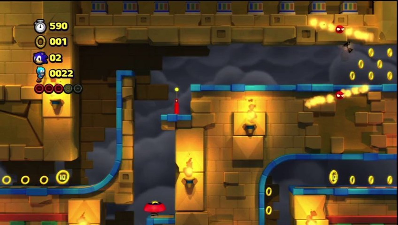 Sonic Lost World - Sky Road Zone 4