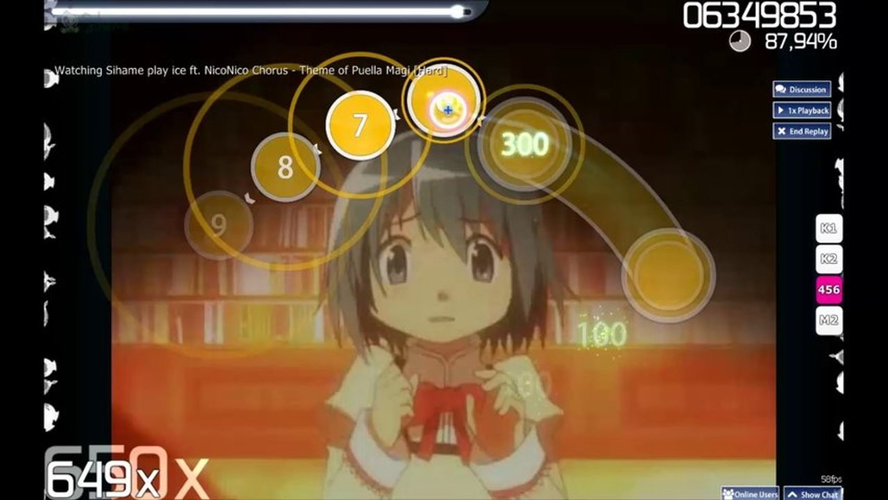 [OSU] Ice ft. NicoNico Chorus - Theme of Puella Magi (Hard/Insane)