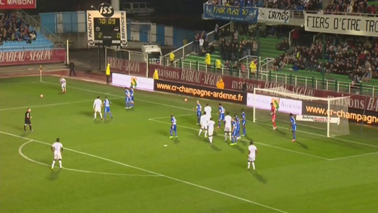 ESTAC Troyes (ESTAC) - AJ Auxerre (AJA) Le résumé du match (12ème journée) - 2013/2014