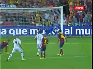 Barcelona (2) Vs (1) Real Madrid - All Goals Highlights - 26/10/2013