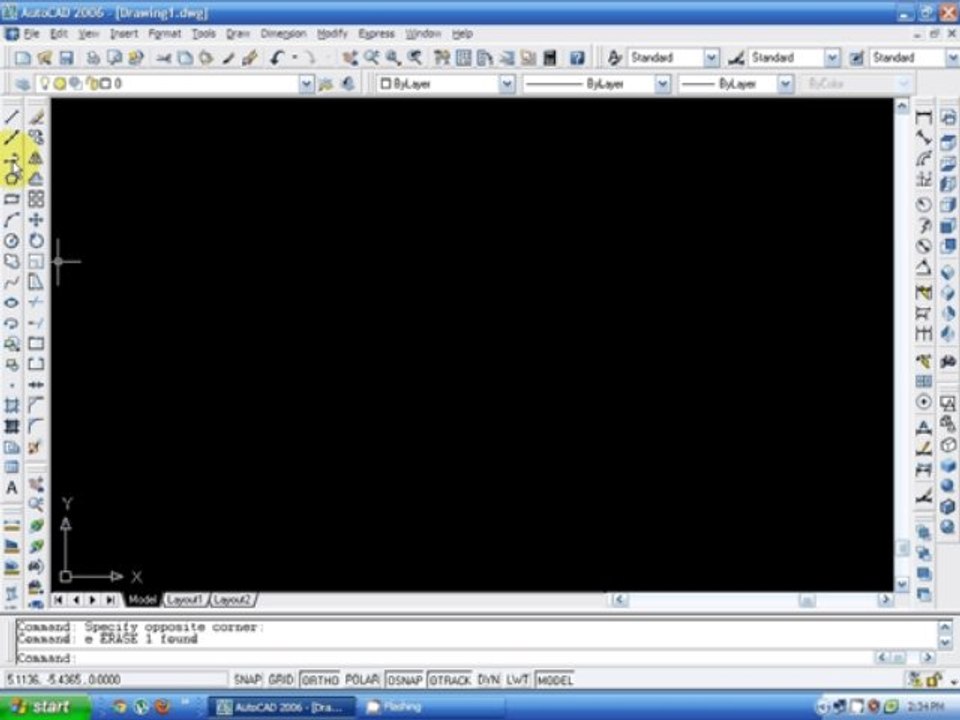 Autodesk - Auto CAD 2006/2008 - Tool - PolyLine Command ( PL ) - Urdu / Hindi 