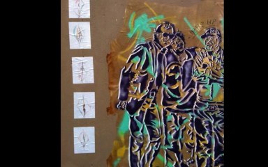 Catherine Cisinski/ street-art, format écran