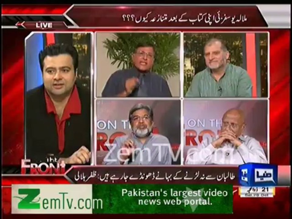 Pervaiz Hoodbhoy left the show after horrible fight with Ansar Abbasi