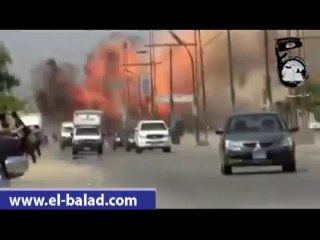 لحظة قيام أنصار بيت المقدس بتفجير موكب‬
