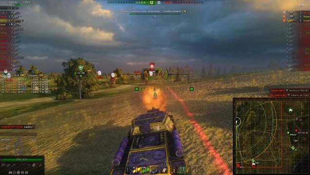 SU-152 тащит за долбаебами.