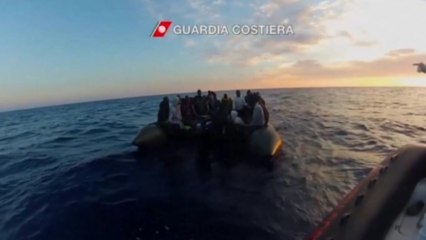 New video shows rescue of 700 migrants off Italian coast