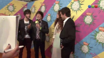 Backstage de Aliados en los Premios Kids Choice Awards