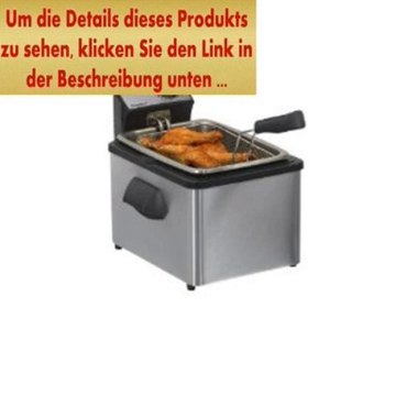 Angebote Steba DF 282 Edelstahl Cool Wall Fritteuse Kaltzone 2755 Watt 3.5 Liter