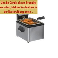 Angebote Steba DF 282 Edelstahl Cool Wall Fritteuse Kaltzone 2755 Watt 3.5 Liter