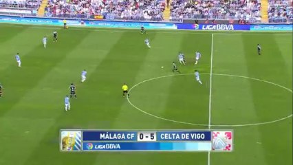 Málaga 0 Celta Vigo 5