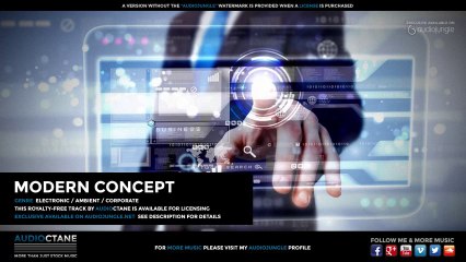 Ambient & Corporate Technology Music "Modern Concept" - Royalty Free -