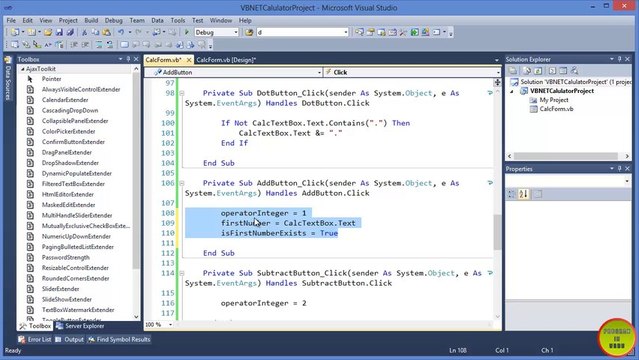 Part 2 - Create Calculator application using VB.NET In Urdu