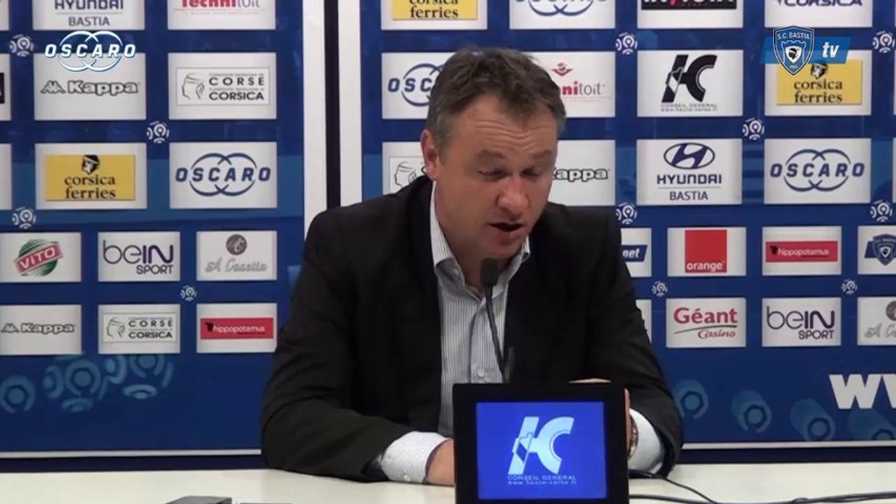 L1 / 2013-14 : Bastia 1-0 Nice : Réaction de F. Hantz