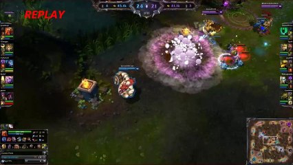 Gragas Attempts to Escape Blitzcrank