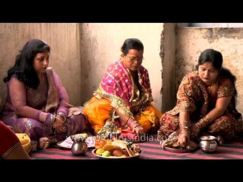 Karva Chauth - A ritual of fasting observed by...
