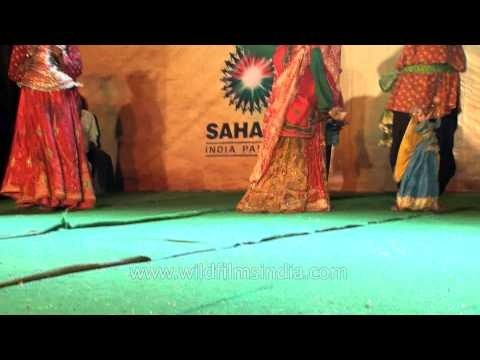 Puppets dancing to the dhol beats - Durga Puja Celebrations at CR Park, Delhi