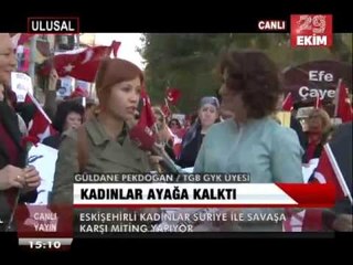 ESKİŞEHİR'DE BARIŞ MİTİNGİ