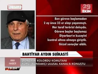 BAHTİYAR AYDIN SUİKASTİ