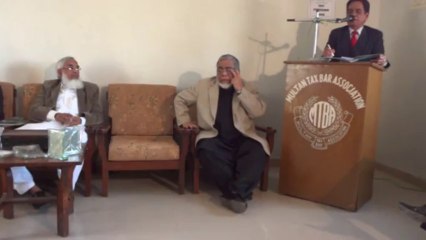 MTBA AGM 2012 Akhtar Saddiqui Thanks to members