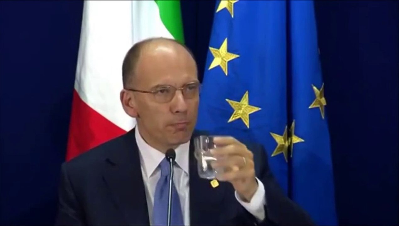 Consiglio Europeo, l'intervento di Enrico Letta (26.10.13)