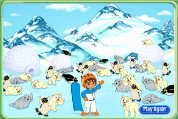 Go Diego Go - Snowboard rescue Game (Full Games Episodes)
